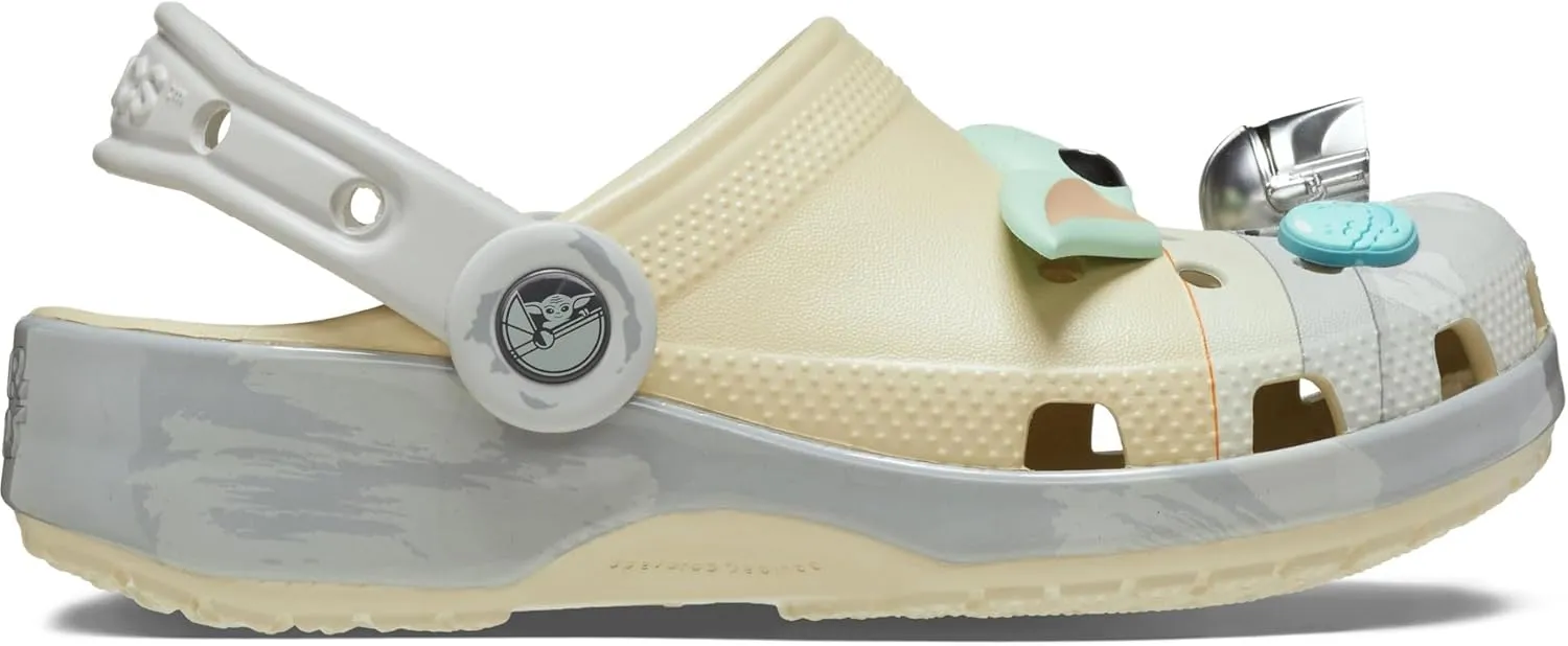 Crocs Boy's Classic Star Wars Clogs (Little Big Kid) Grogu K Bone