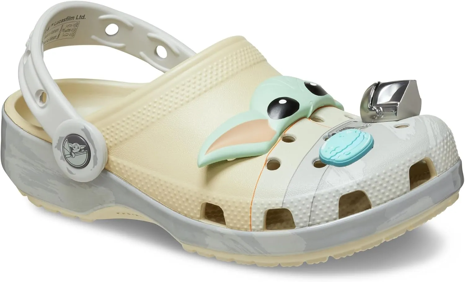 Crocs Boy's Classic Star Wars Clogs (Little Big Kid) Grogu K Bone
