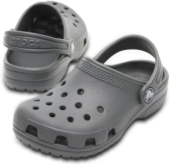 Crocs Kids Classic Clog (Little Kid/Big Kid) - Clogs for Kids - Synthetic Lining - Circulation Nubs