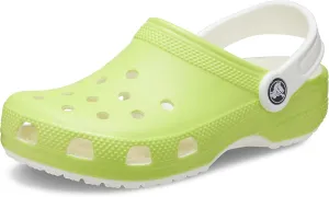 Crocs Kids Classic Glow in The Dark Clogs, Limeade, 6 US Unisex Toddler