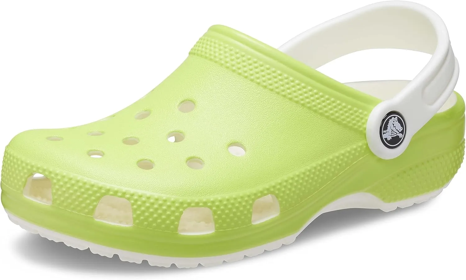 Crocs Kids Classic Glow in The Dark Clogs, Limeade, 6 US Unisex Toddler