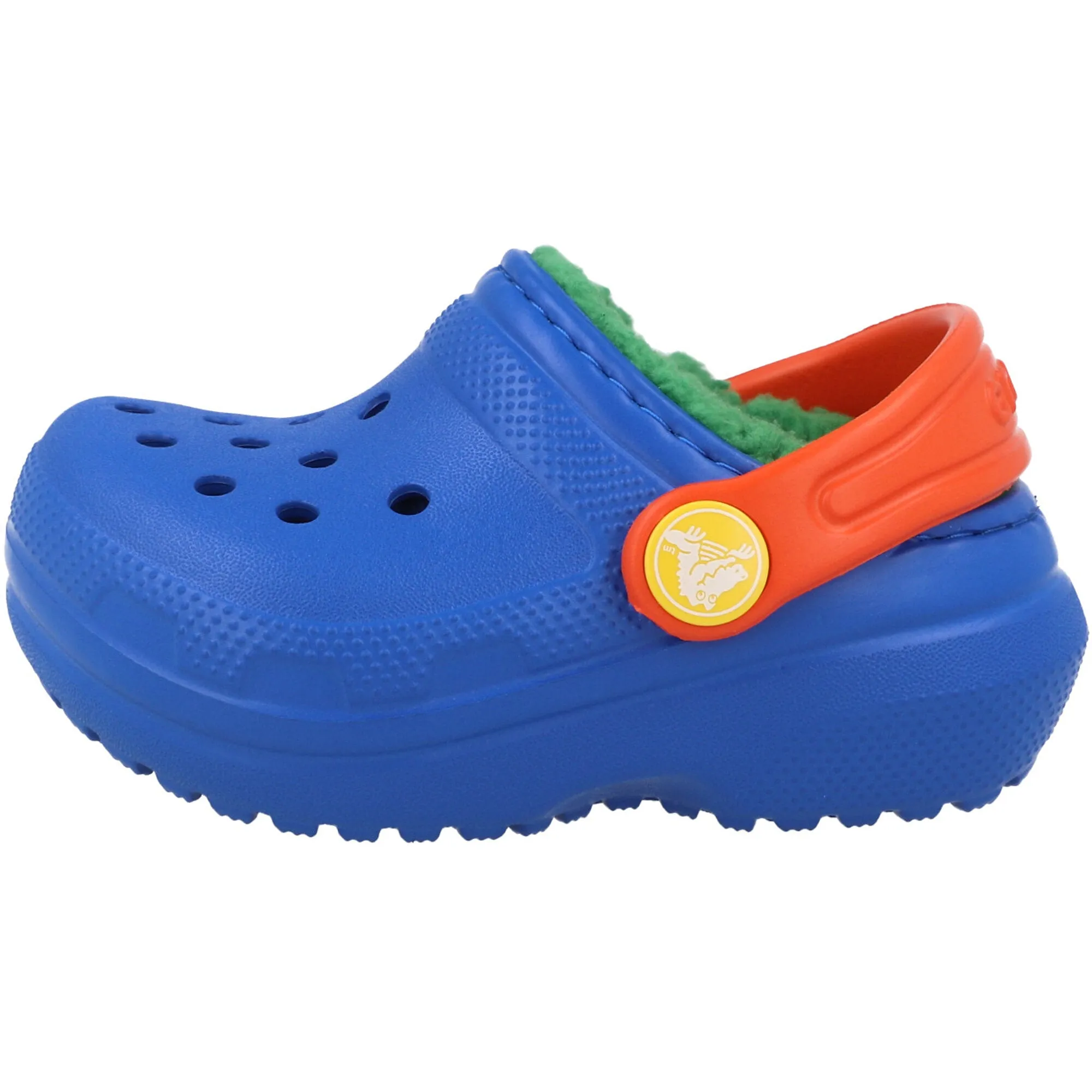Crocs Kids Classic Lined Clog Blue Bolt