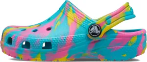 Crocs Kids' Classic Marbled Tie-Dye Clog