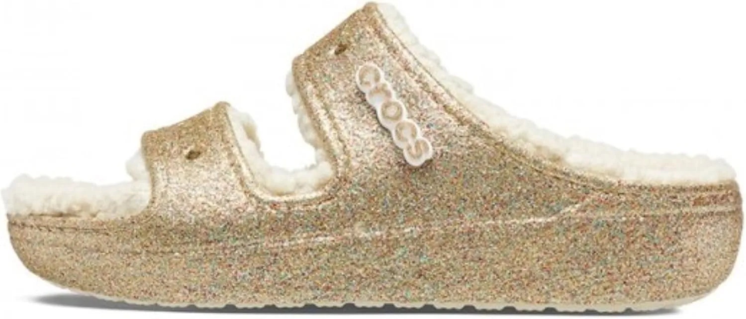 Crocs Unisex-Adult Classic Cozzzy Platform Sandals | Fuzzy Slippers Slide