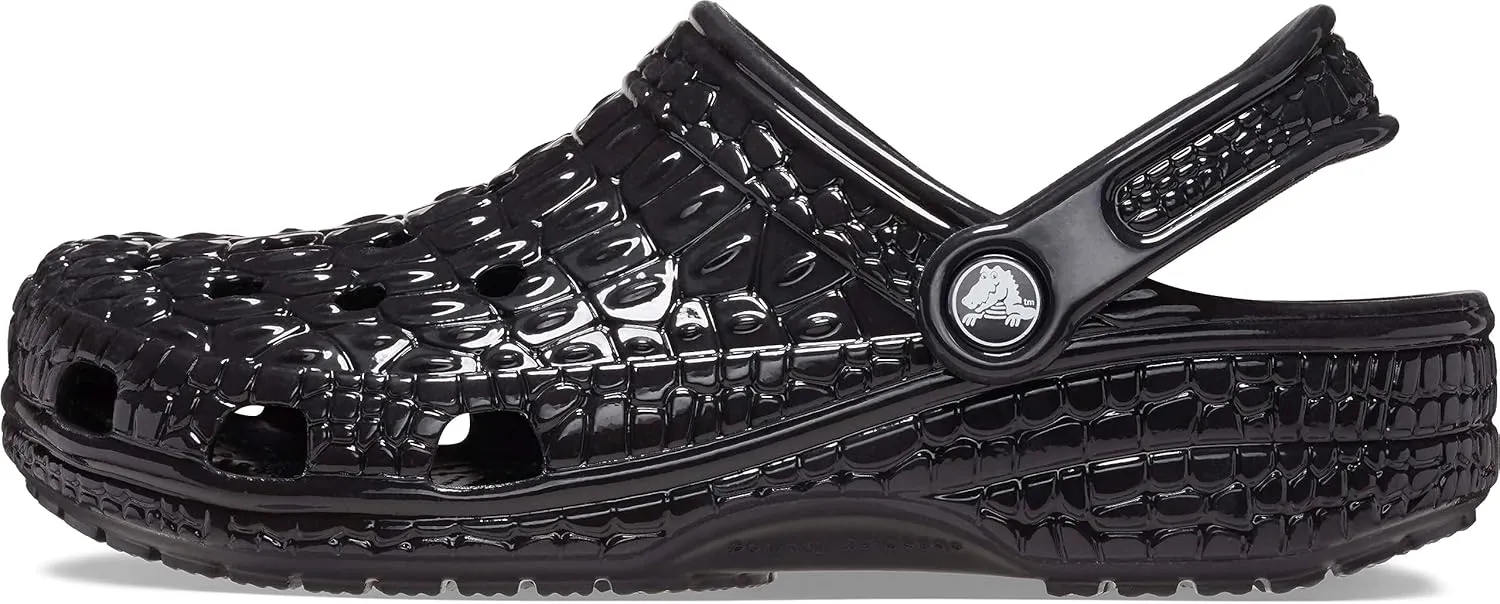 Crocs Unisex-Adult Classic Crocskin Clogs