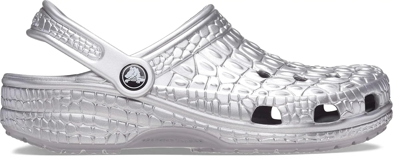Crocs Unisex-Adult Classic Crocskin Clogs
