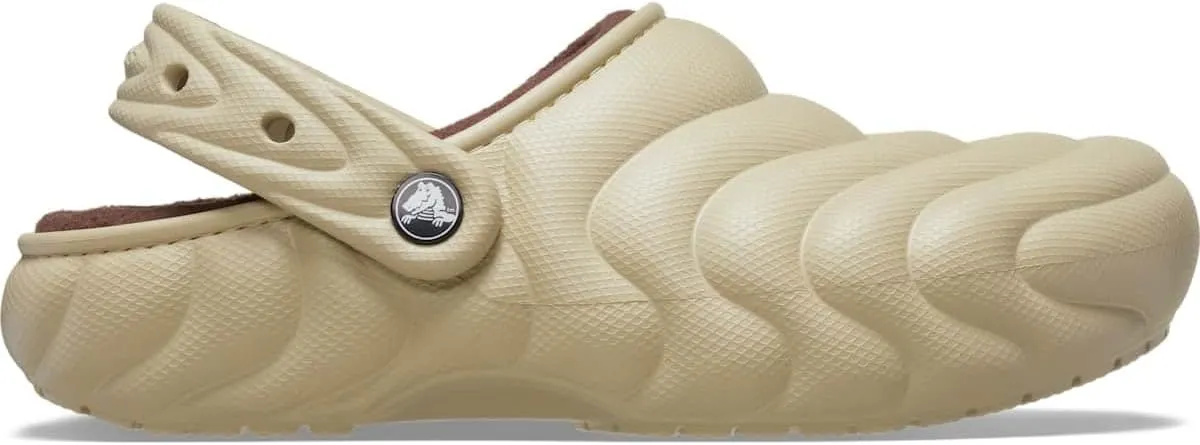 Crocs Unisex-Adult Classic Lined Overpuff & Geometric Clogs, Fuzzy House Slippers