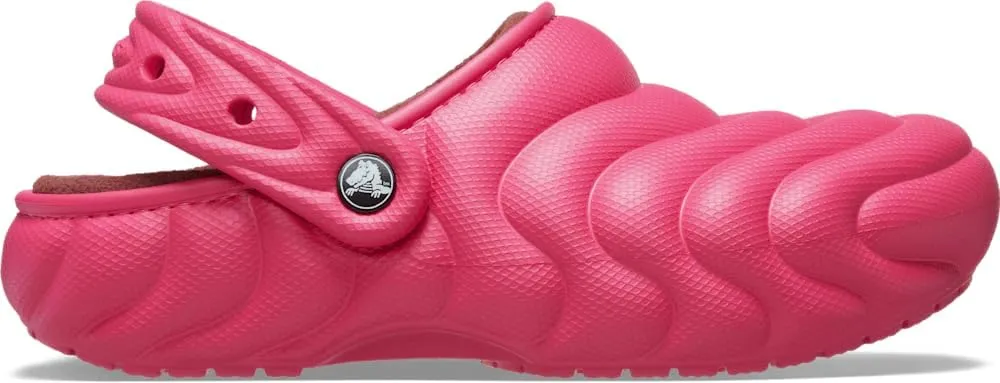 Crocs Unisex-Adult Classic Lined Overpuff & Geometric Clogs, Fuzzy House Slippers