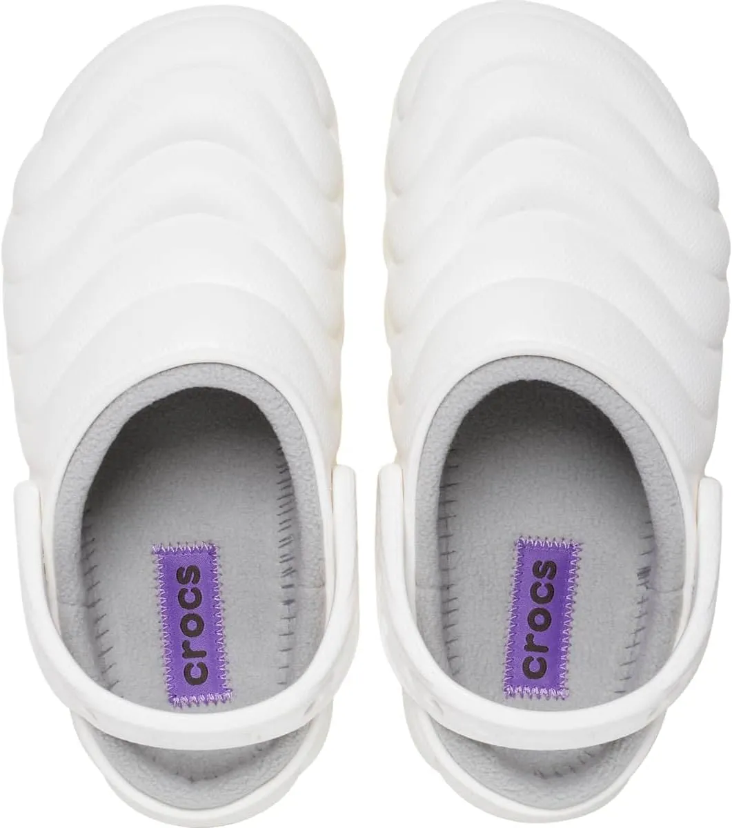 Crocs Unisex-Adult Classic Lined Overpuff & Geometric Clogs, Fuzzy House Slippers