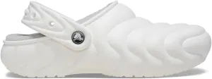 Crocs Unisex-Adult Classic Lined Overpuff & Geometric Clogs, Fuzzy House Slippers