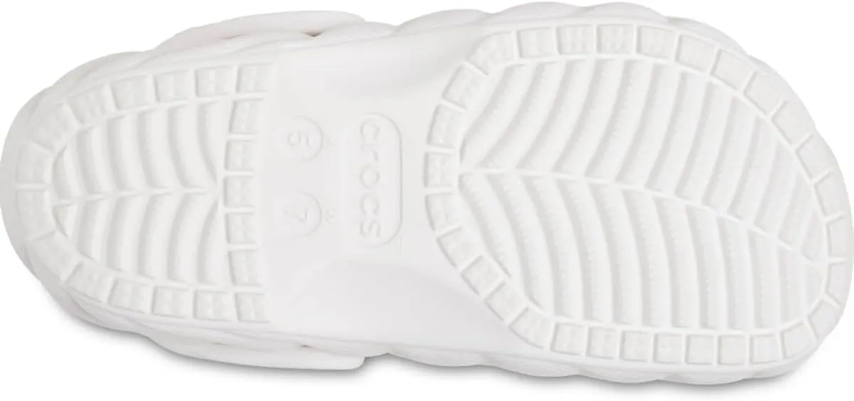 Crocs Unisex-Adult Classic Lined Overpuff & Geometric Clogs, Fuzzy House Slippers