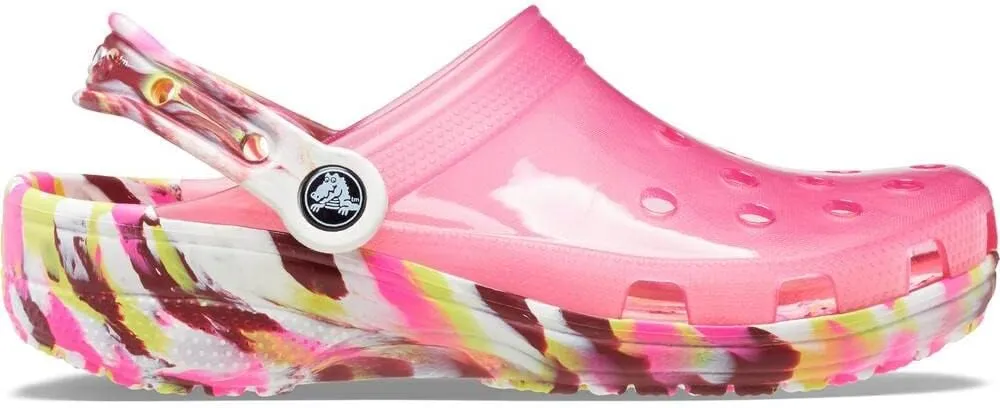 Crocs Unisex Adult Classic Translucent Marbled Clog