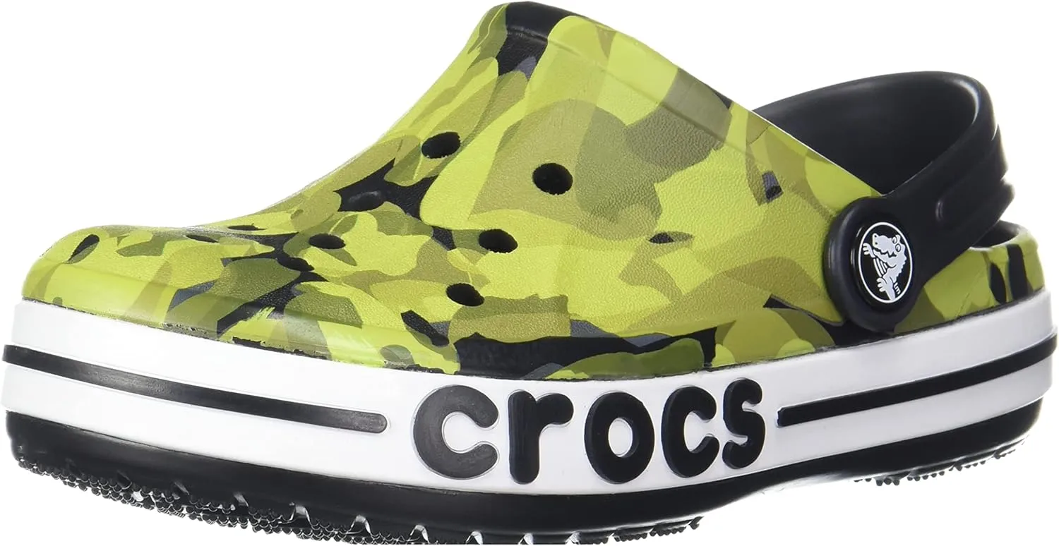 Crocs Unisex-Child Bayaband Bubble Camo Clog