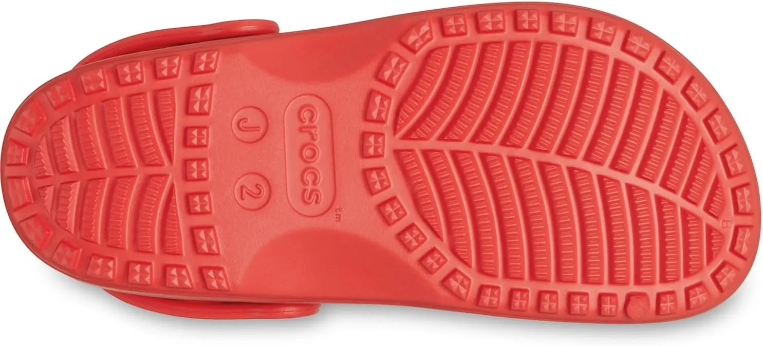 Crocs Unisex-Child Classic Clogs with Floral Cut Out Design, Kids and Toddler Shoes