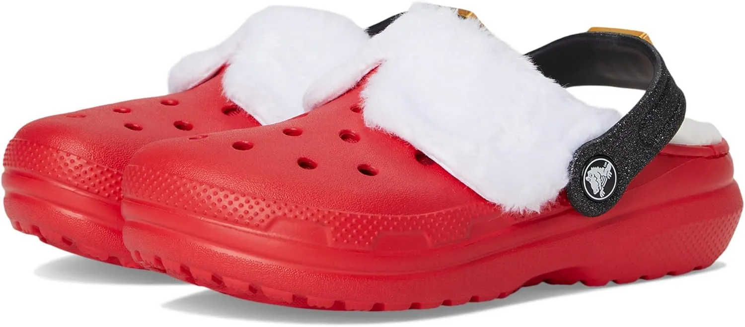 Crocs Unisex-Child Classic Holiday Lined Clogs (Little Big Kid)