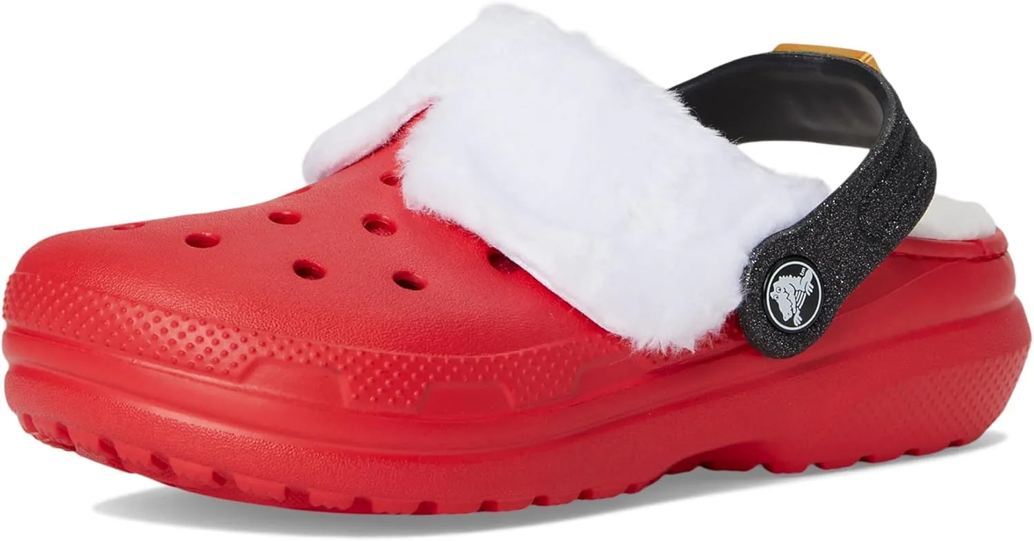 Crocs Unisex-Child Classic Holiday Lined Clogs (Little Big Kid)