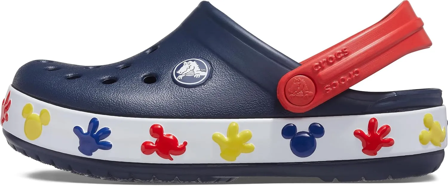 Crocs Unisex-Child Disney Mickey and Minnie Mouse Clogs, Light Up Shoes