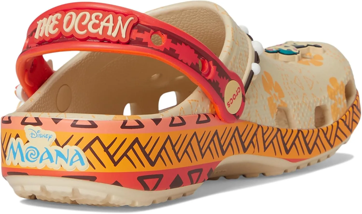 Crocs Unisex-Child Disney Moana Classic Clogs, Kids and Toddler Shoes