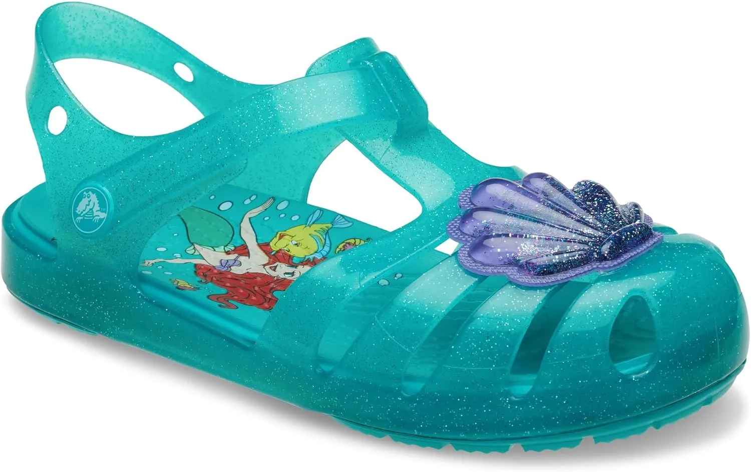 Crocs Unisex-Child Disney Princess Isabella Glitter Sandals (Toddler) Ariel SNDL T LaB