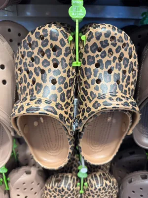 Crocs Women Classic Animal Clog In Sepia Leopard (Pre-Order)