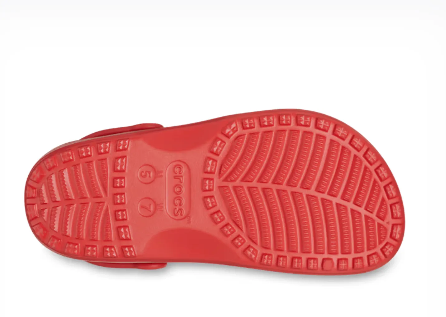 Crocs Women Classic Floral Cut-Out Clog In Cherry Red (Pre-Order)