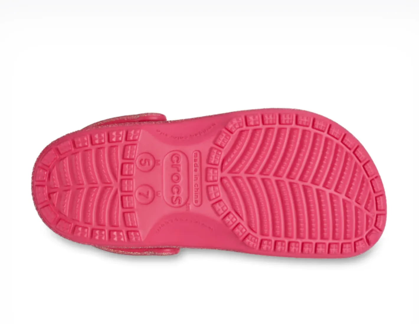 Crocs Women Classic Iridescent Glitter Clog In Dragon Fruit (Pre-Order)