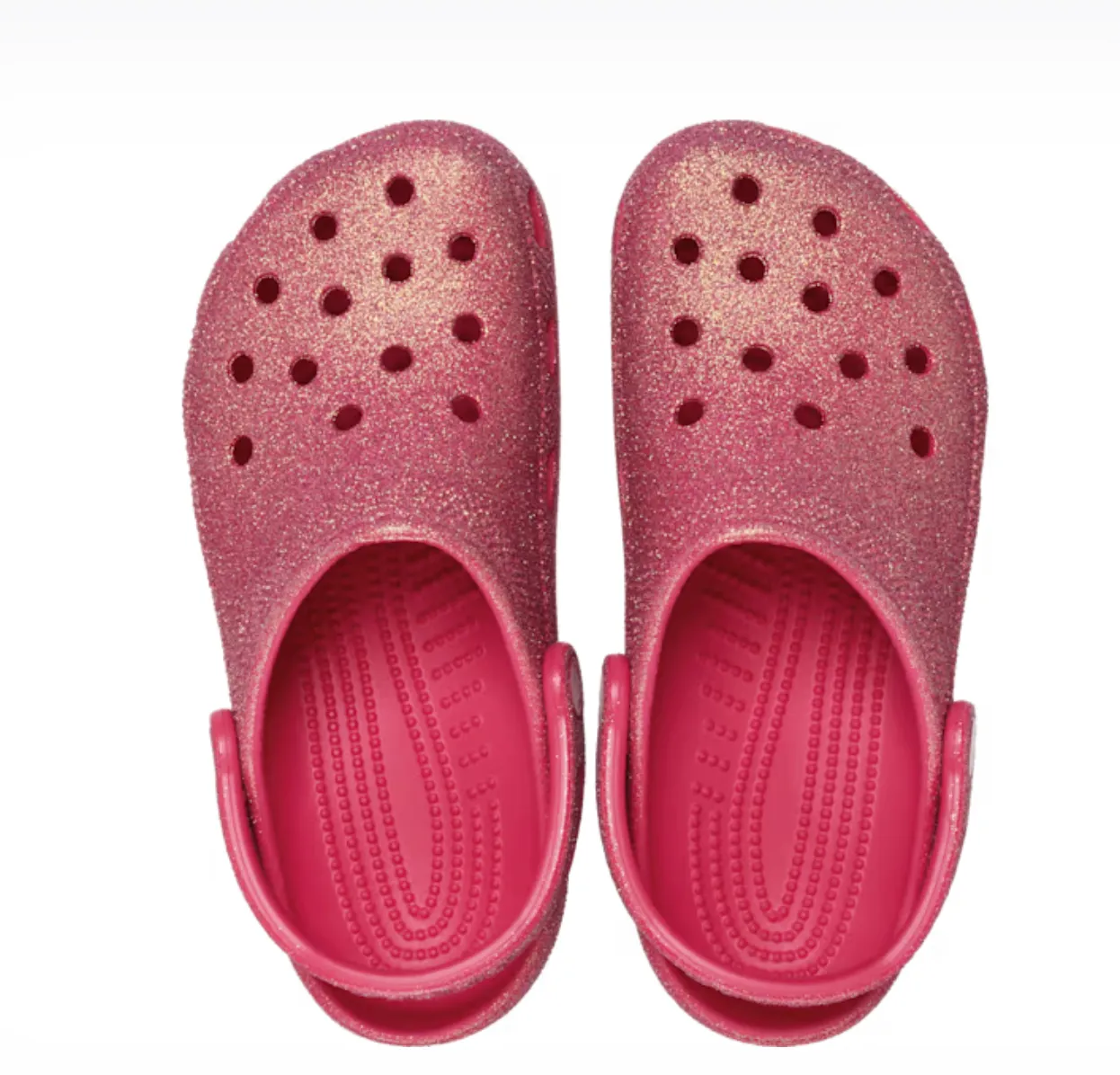 Crocs Women Classic Iridescent Glitter Clog In Dragon Fruit (Pre-Order)
