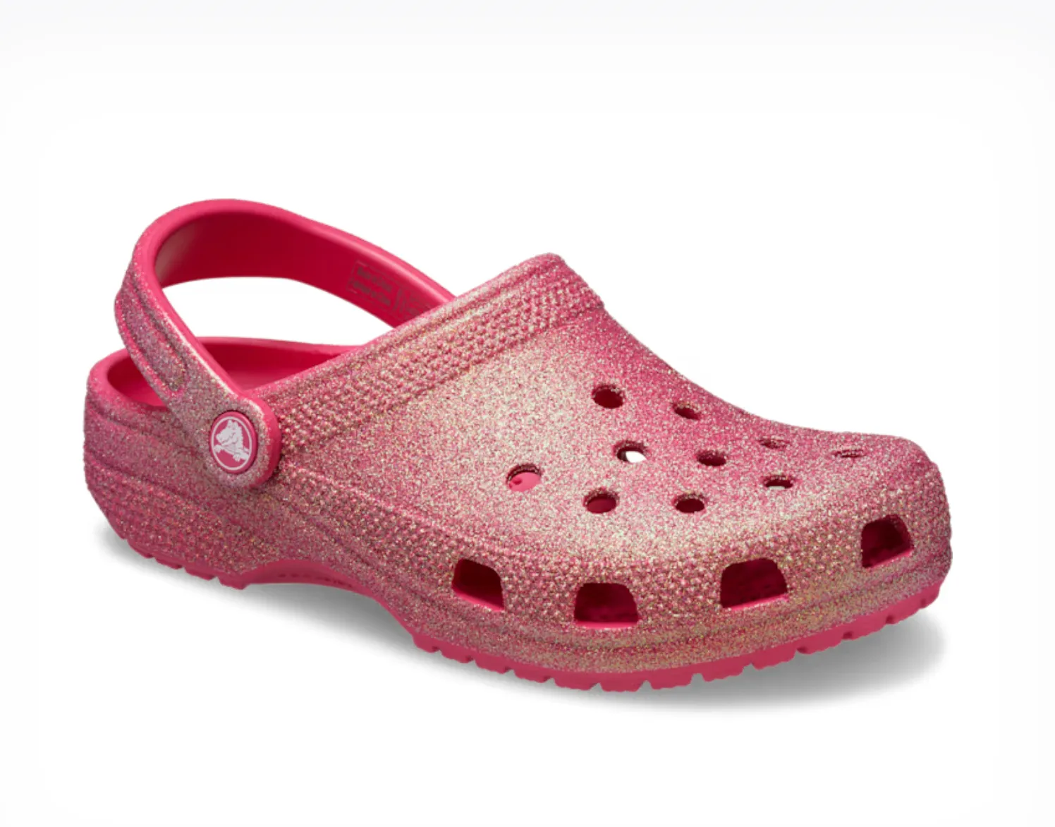 Crocs Women Classic Iridescent Glitter Clog In Dragon Fruit (Pre-Order)