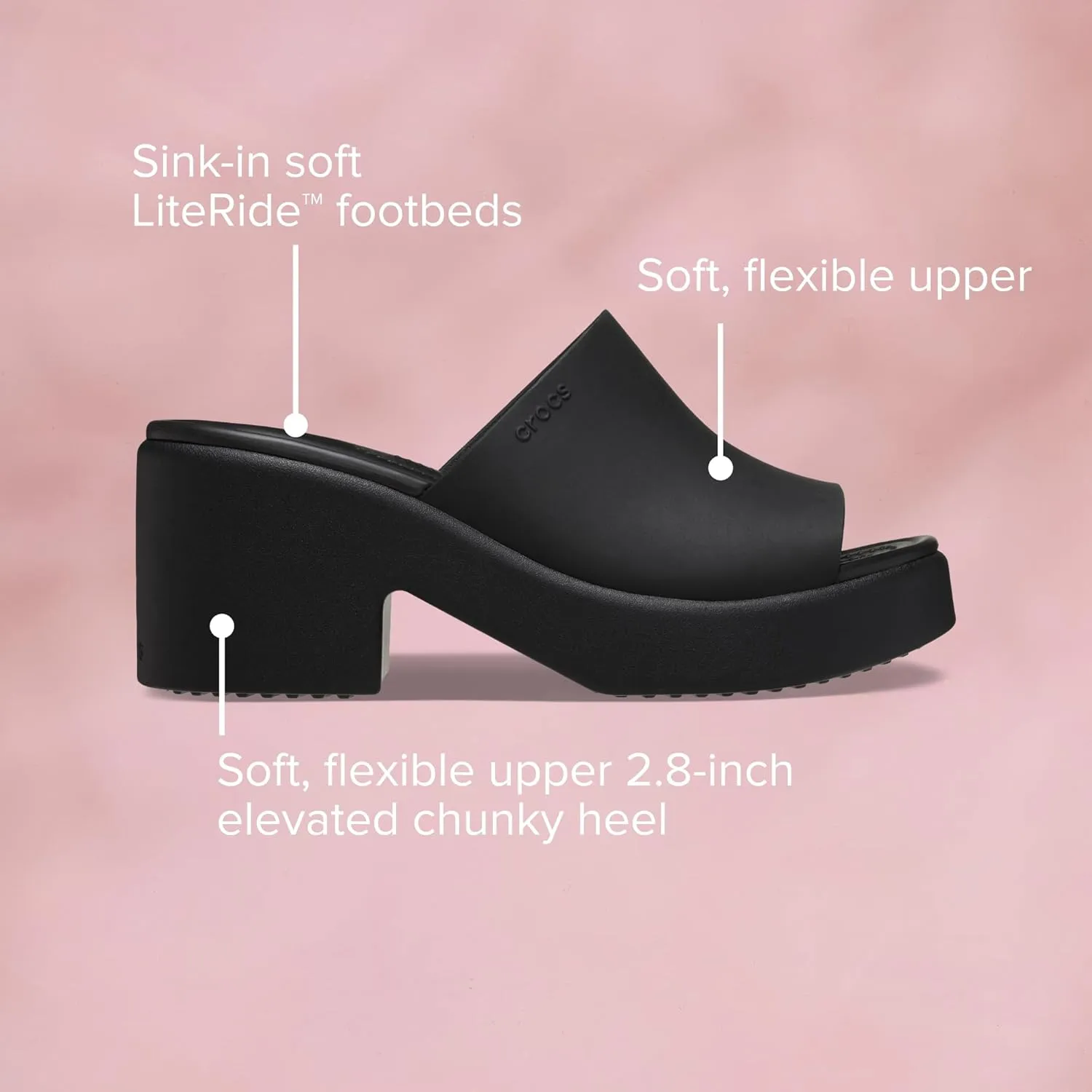 Crocs Women's Brooklyn Heels Heeled Sandal