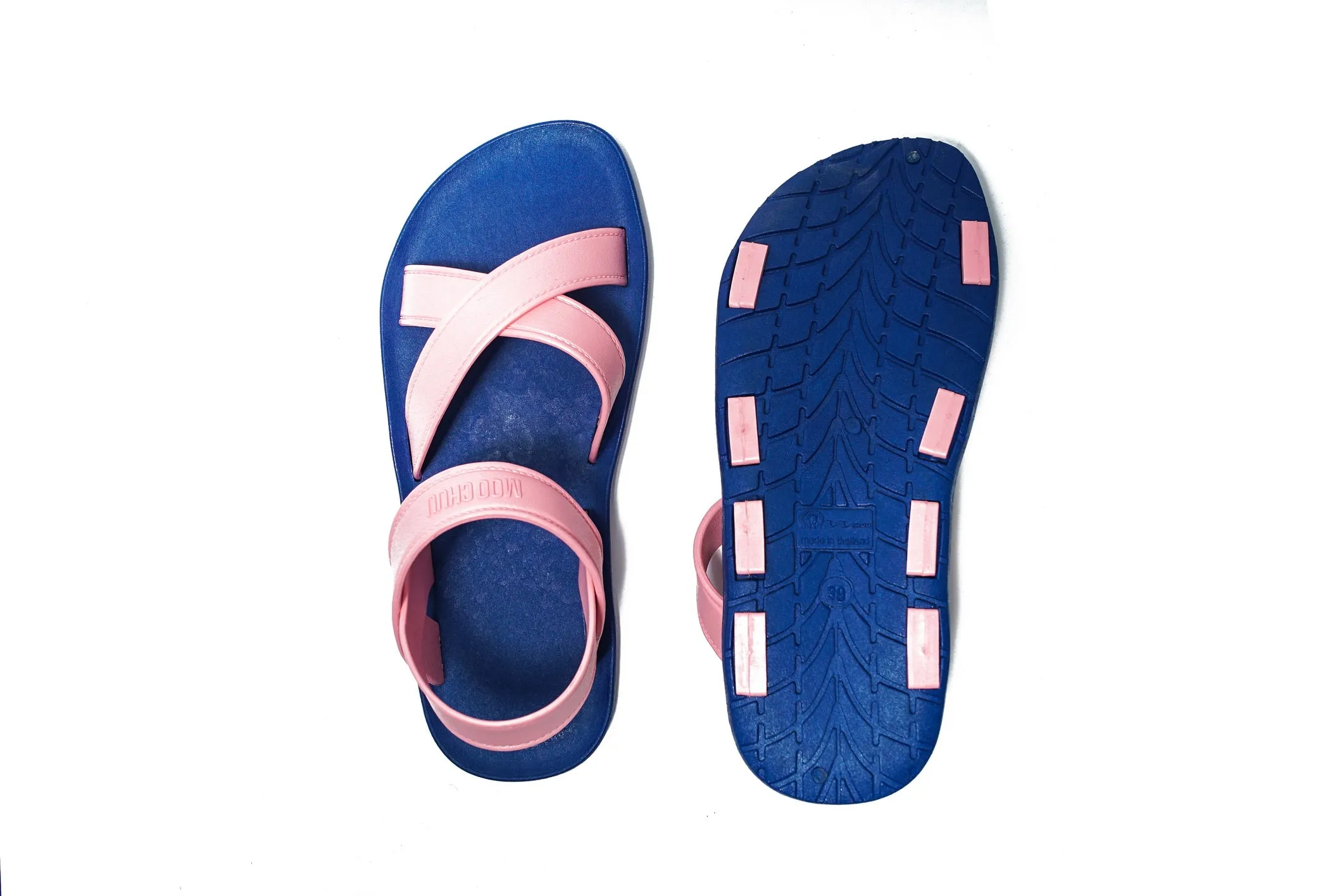 Cross Plus Blue Sole Light Pink Strap