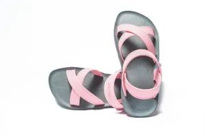 Cross Plus Grey Sole Light Pink Strap