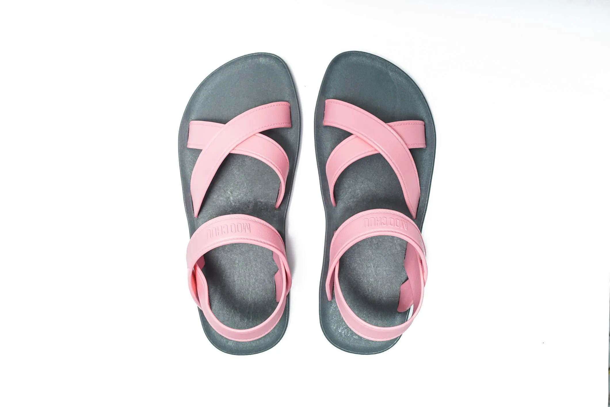 Cross Plus Grey Sole Light Pink Strap