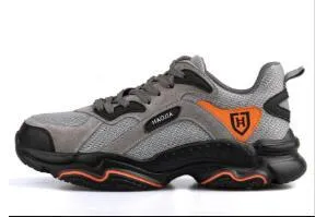 CS549 Men Steel Toe Outdoor Safety Work Shoes Lightweight Breathable