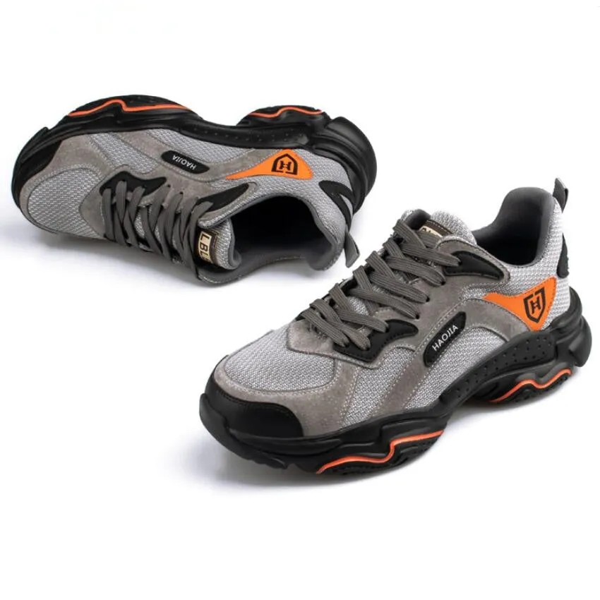 CS549 Men Steel Toe Outdoor Safety Work Shoes Lightweight Breathable