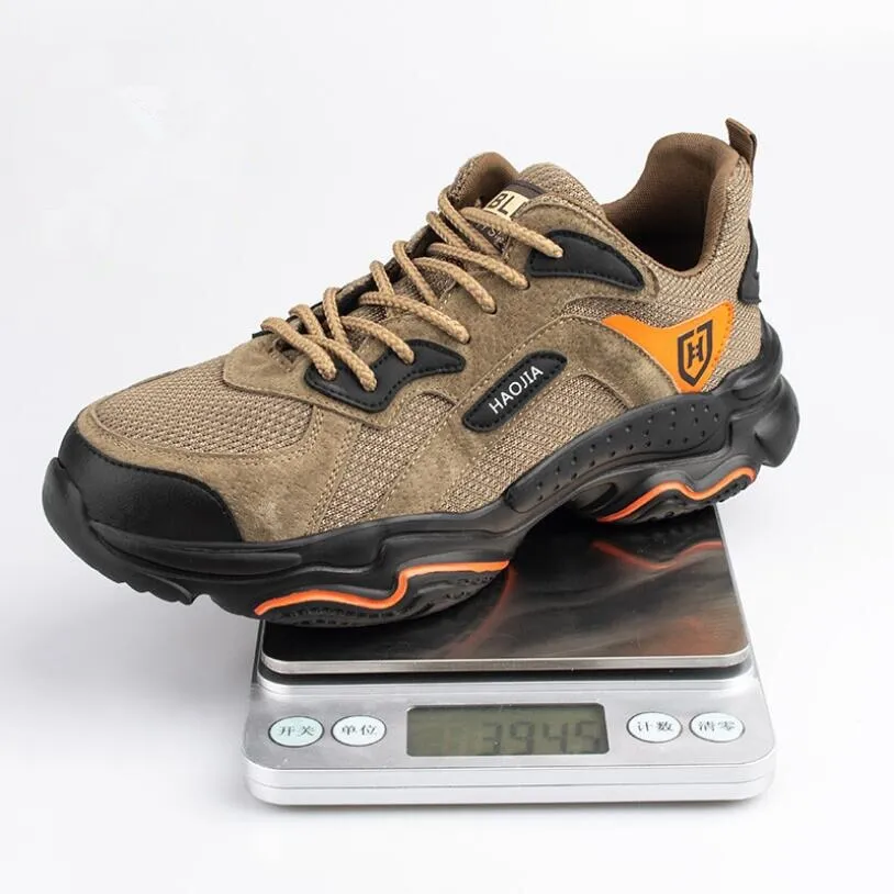 CS549 Men Steel Toe Outdoor Safety Work Shoes Lightweight Breathable