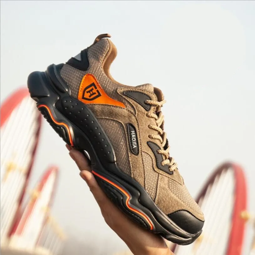 CS549 Men Steel Toe Outdoor Safety Work Shoes Lightweight Breathable