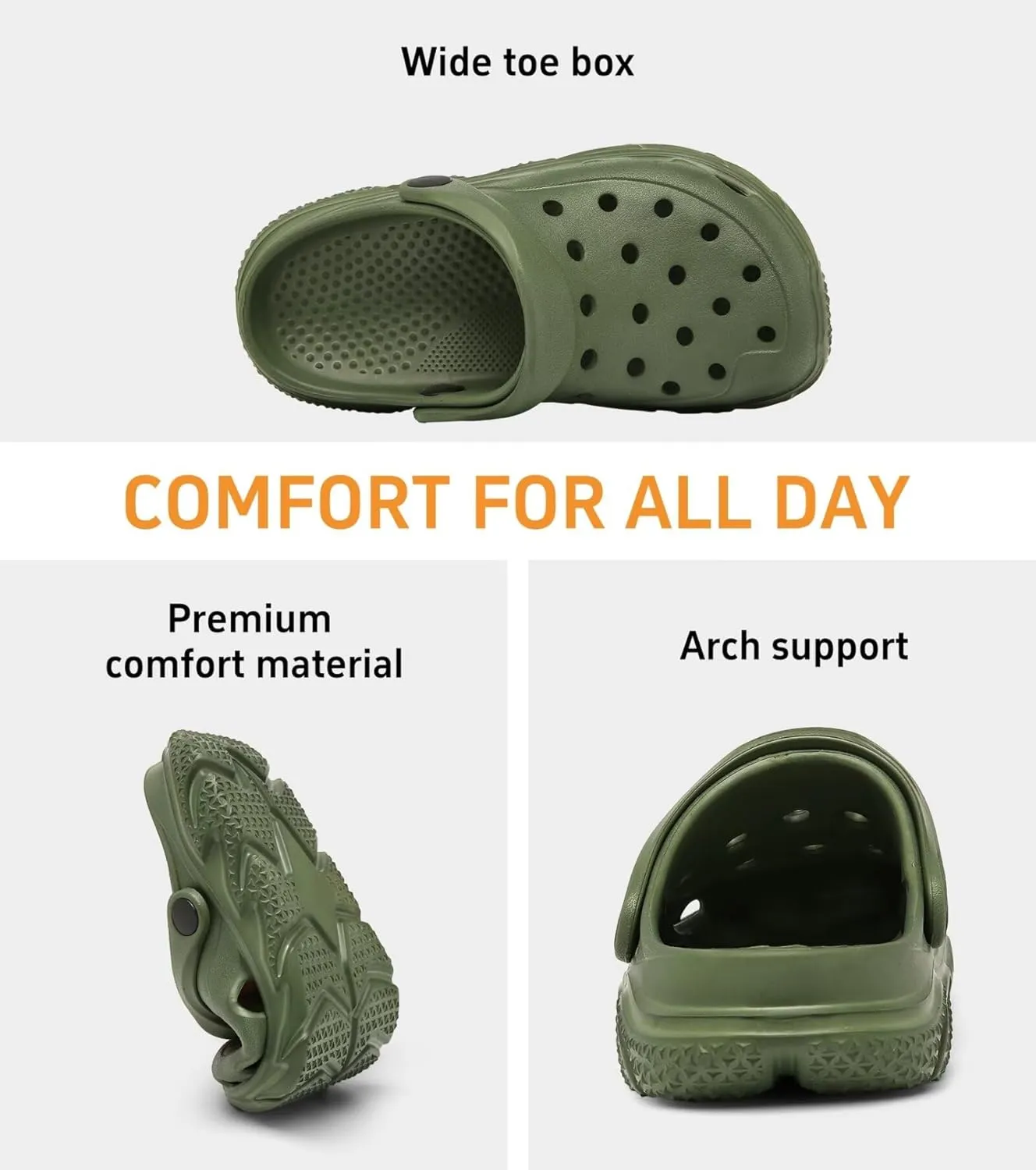 Cubufly Kids Boys Girls Clog Garden Shoes Slip On Slide Sandals Beach Water Shoes for Toddler/Little Kid/Big Kid/Children