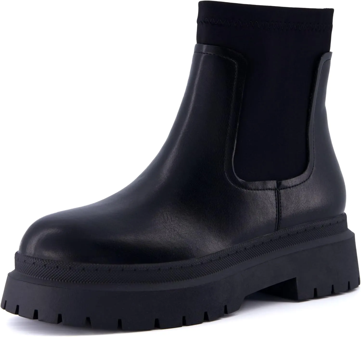 CUSHIONAIRE Women's Dee Chelsea Stretch boot  Memory Foam, Wide Widths Available