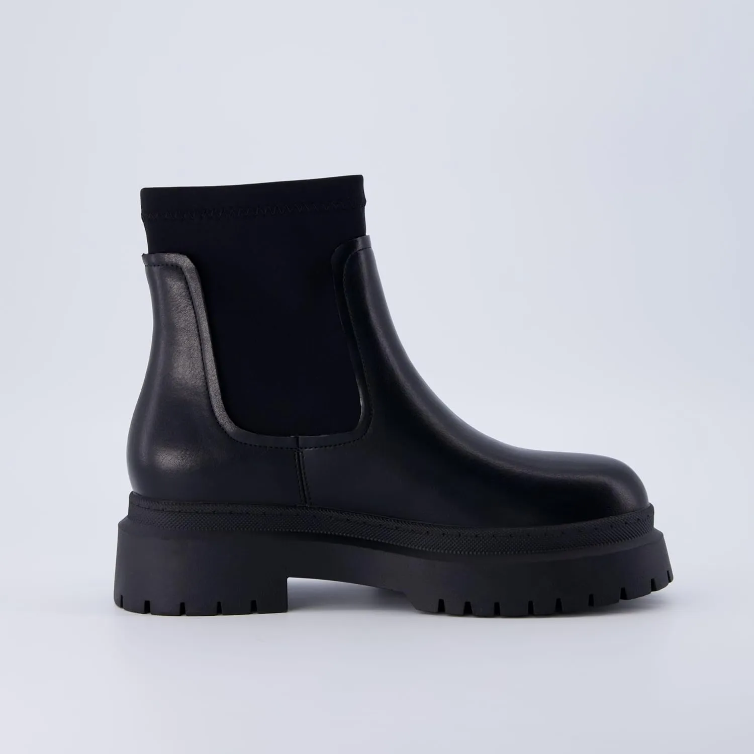 CUSHIONAIRE Women's Dee Chelsea Stretch boot  Memory Foam, Wide Widths Available