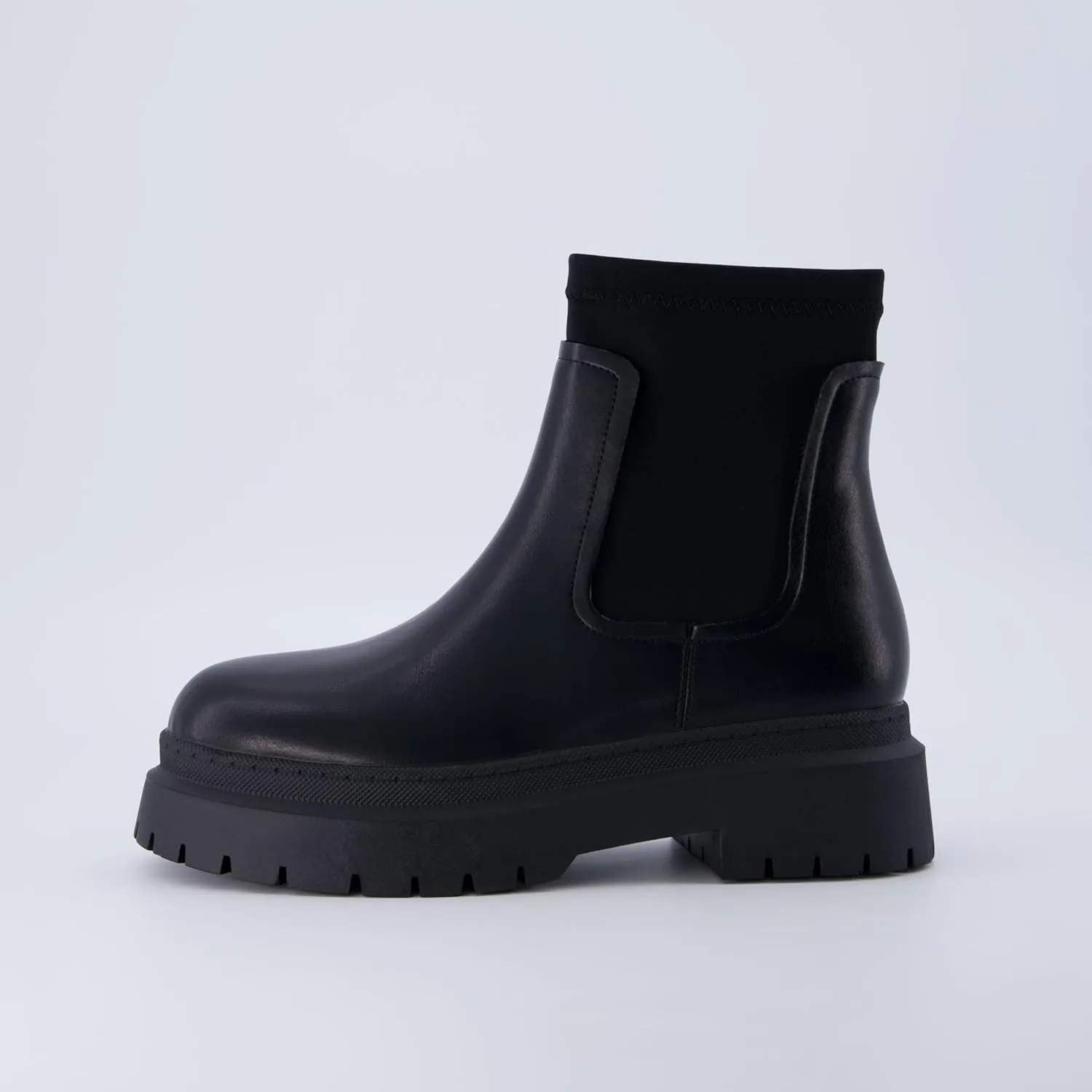 CUSHIONAIRE Women's Dee Chelsea Stretch boot  Memory Foam, Wide Widths Available