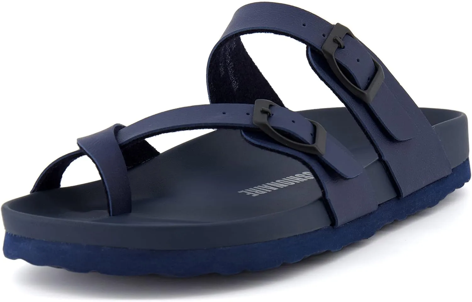 CUSHIONAIRE Women's Laker soft footbed Sandal with  Comfort