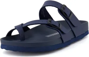CUSHIONAIRE Women's Laker soft footbed Sandal with  Comfort