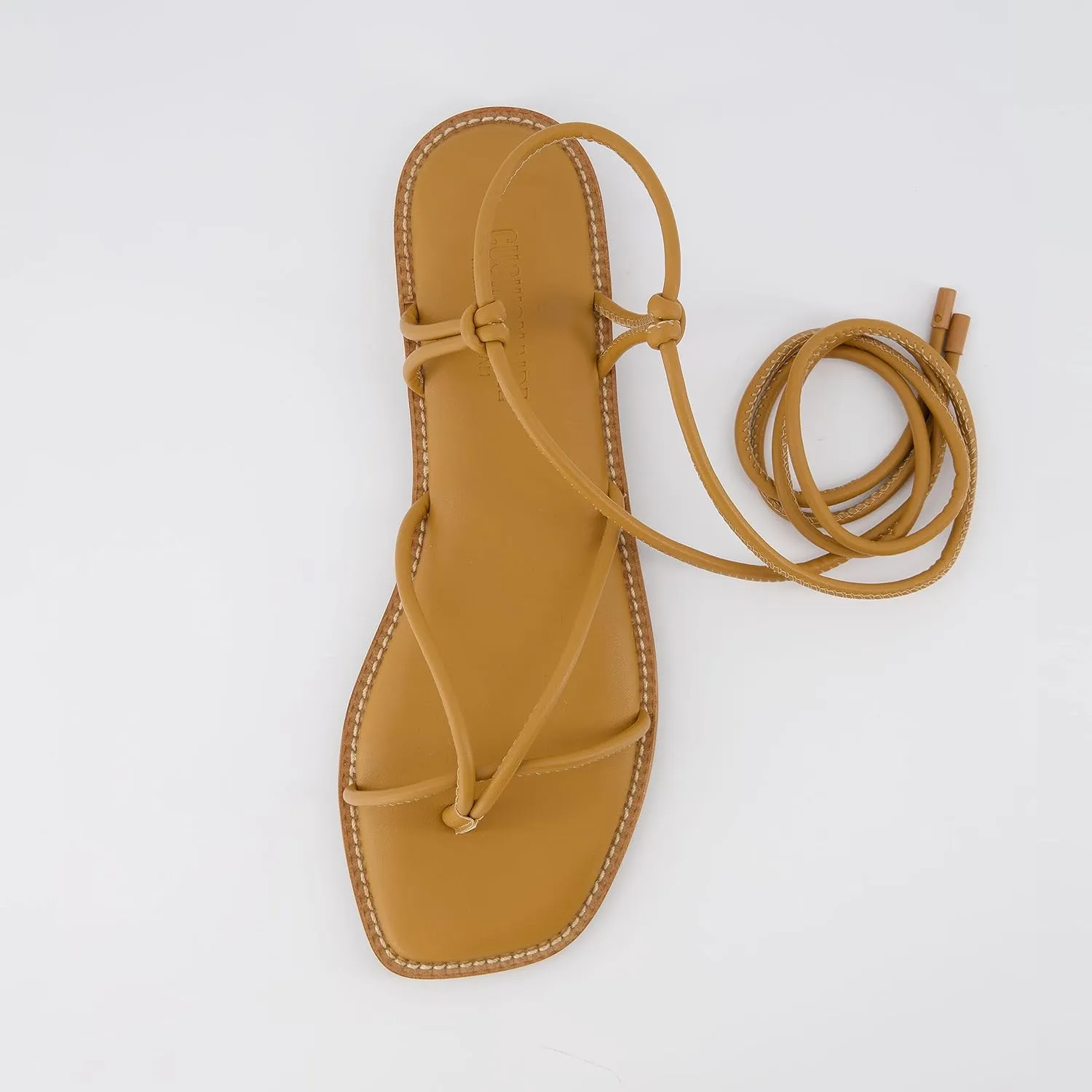 CUSHIONAIRE Women's Virtue lace up sandal  Memory Foam, Wide Widths Available