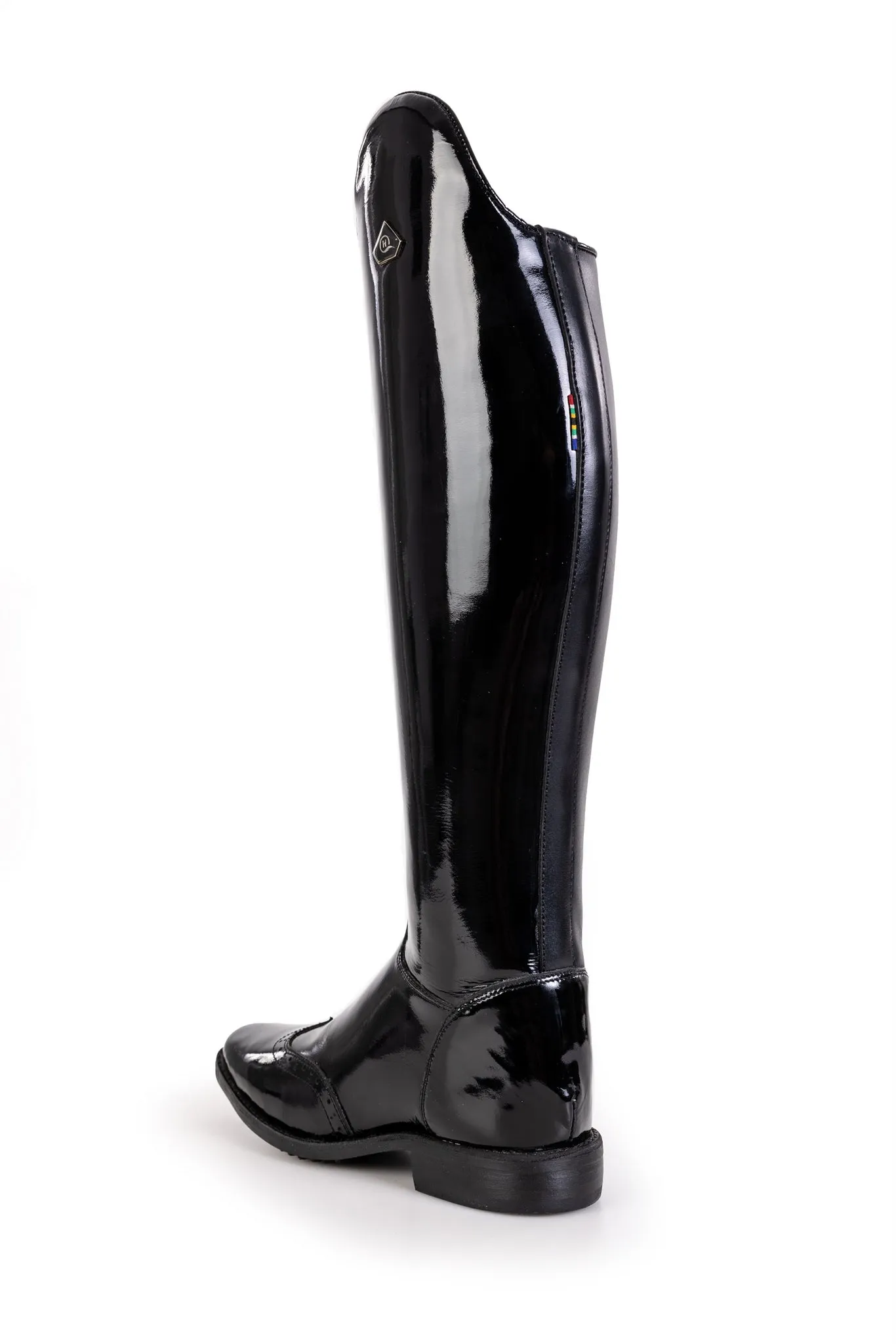 Danai Patent Long Riding Boot