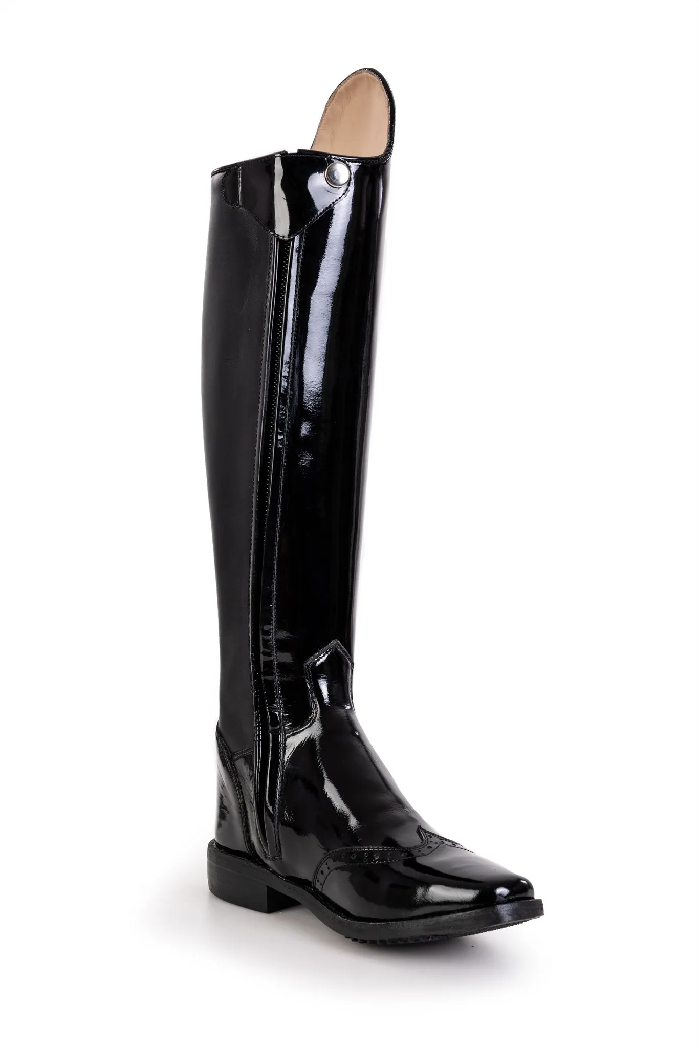 Danai Patent Long Riding Boot