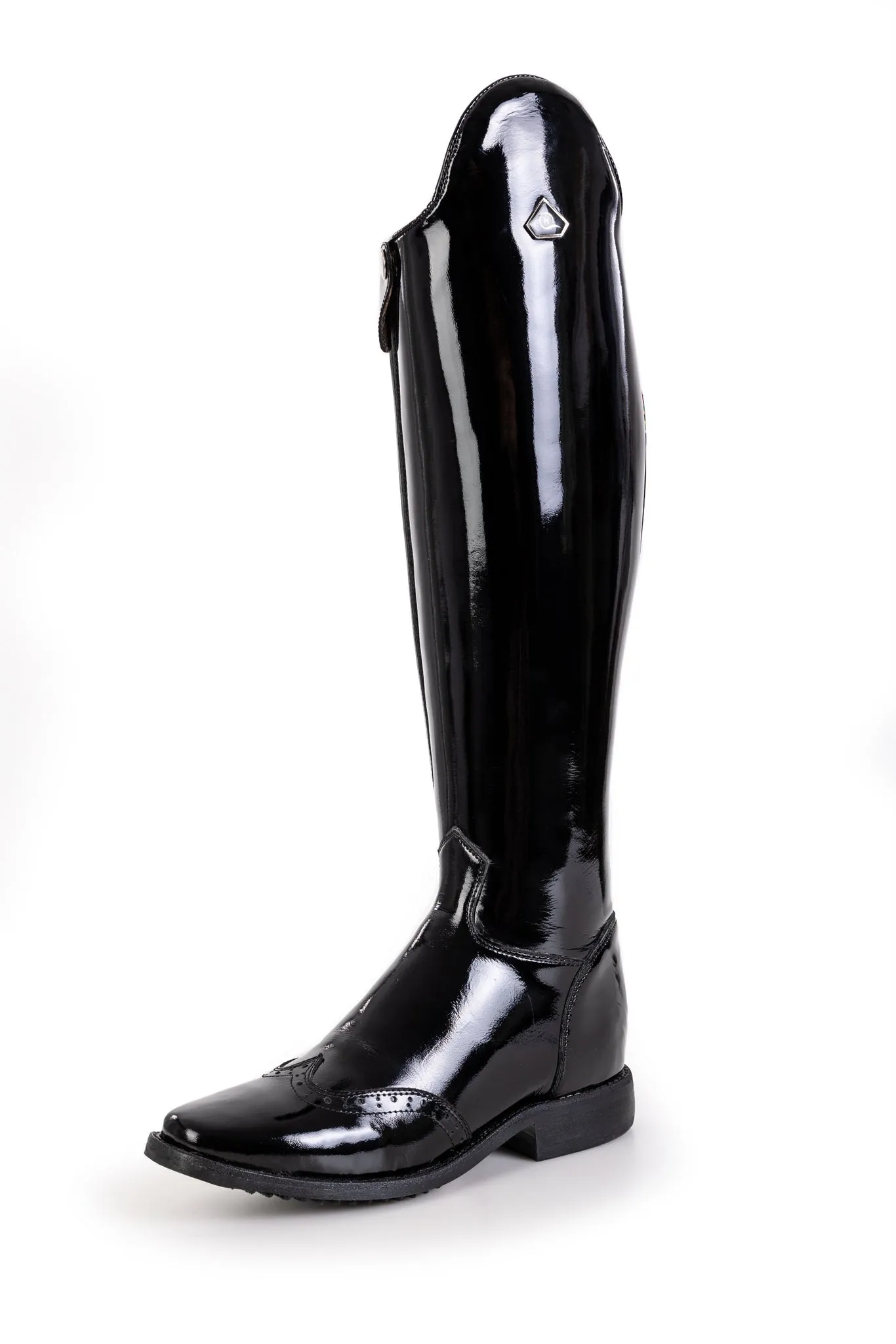 Danai Patent Long Riding Boot