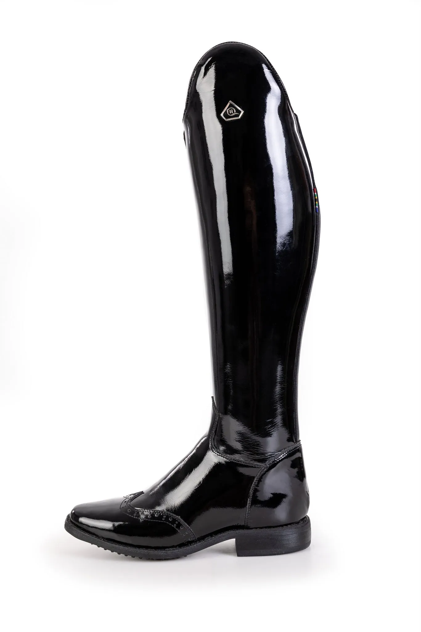 Danai Patent Long Riding Boot