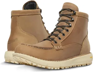 Danner Logger 917 Waterproof Moc Toe Work Boots for Men - Nubuck Leather with Breathable Gore-Tex, Vibram SPE Midsole and 917 Traction Outsole