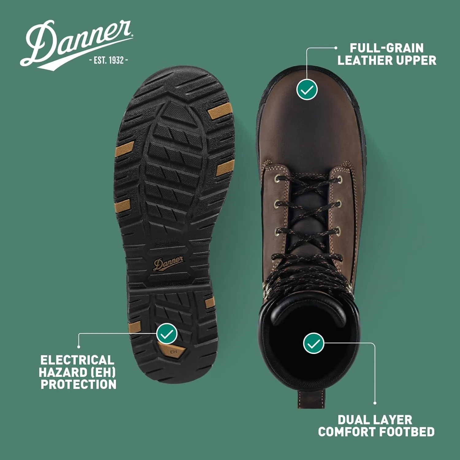 Danner Men's Caliper 8" Work Boot