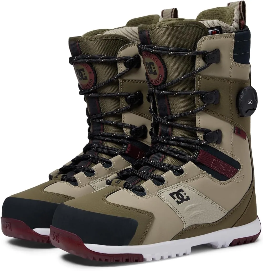 DC Shoes Men's Premier Hybrid Adjustable Medium Flex Snowboard Boot w/Lightweight Liner, Molded Insole & Reinforced Outsole